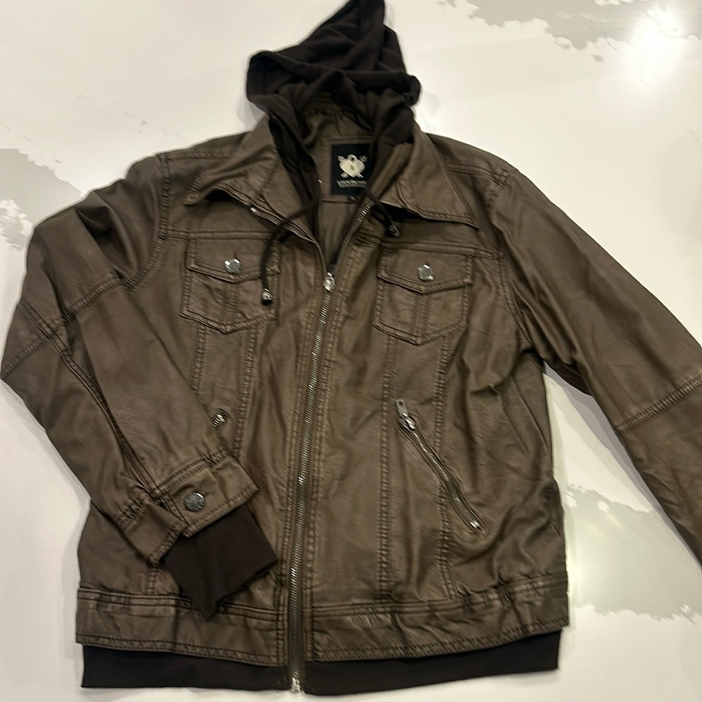 COPY - Lock & Love Women's Faux Soft Leather Jacket. Size XL